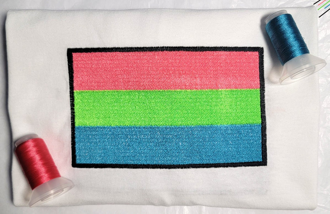 Polysexual Pride Flag (Plus Curve)
