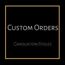 Load image into Gallery viewer, Custom Order (Embroidered Graduation Stole w/ Trim)
