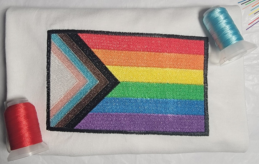 Progress Pride Flag (Plus Curve)