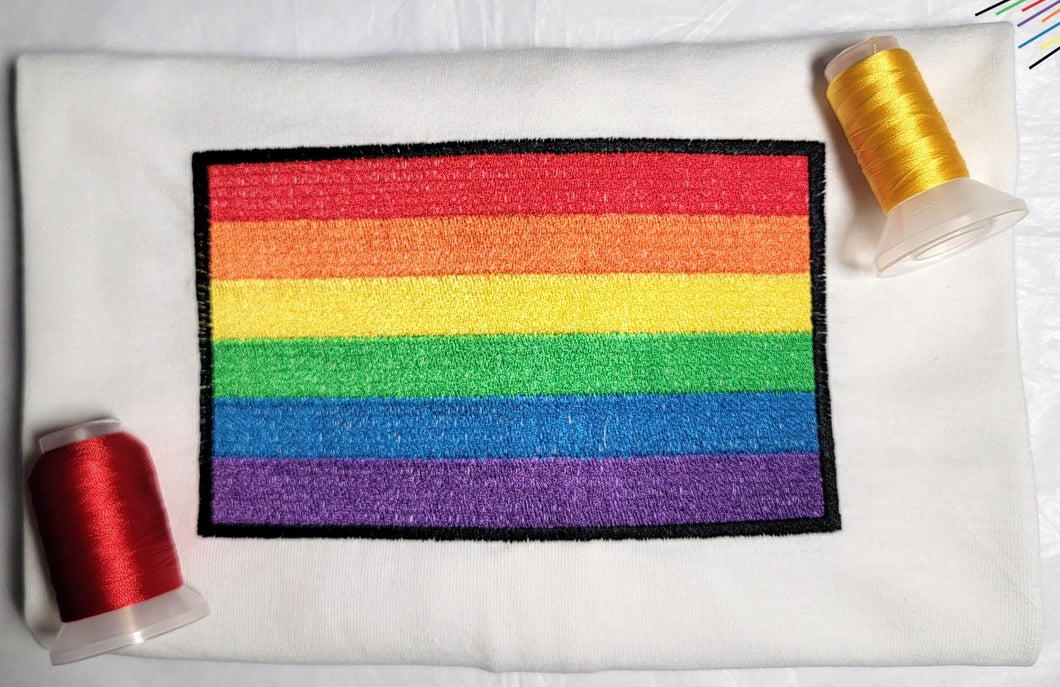 Traditional Pride Flag (Plus Curve)