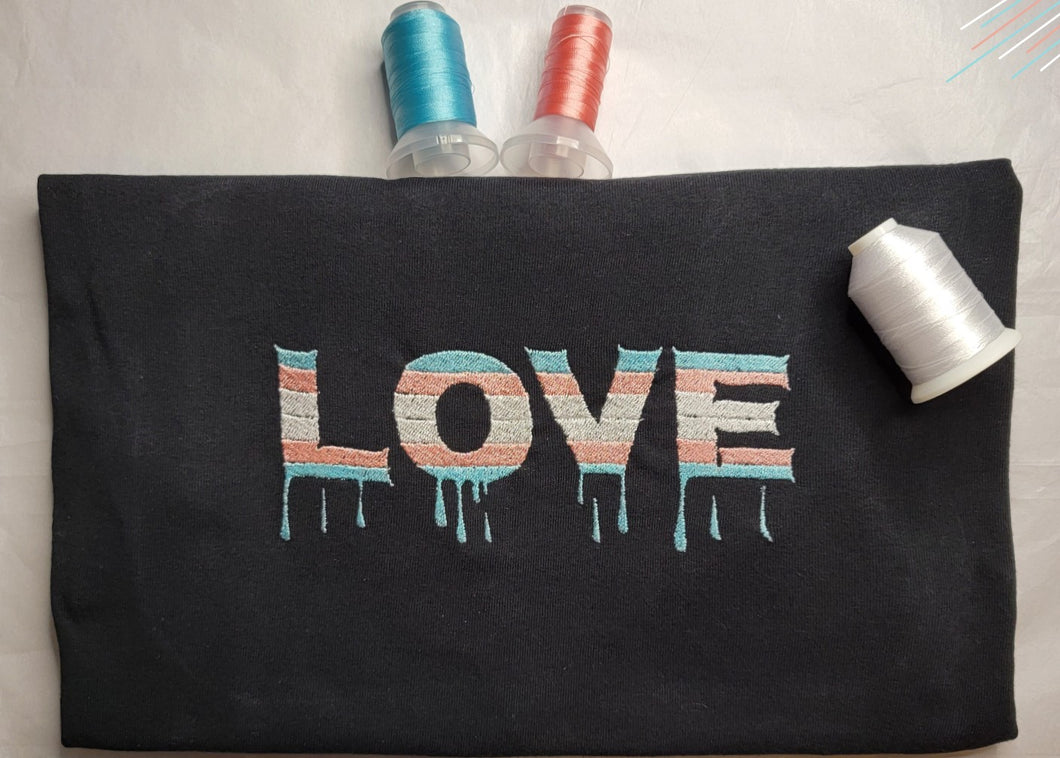 Drippy Love (Plus Curve) *Interchangeable Flag Color*